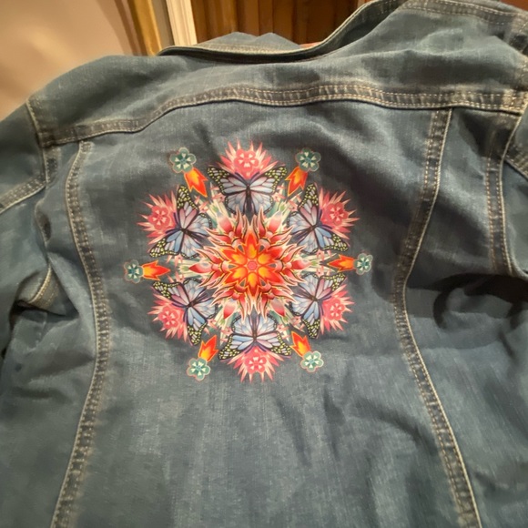 Disney Encanto jean jacket size large 10-12 - Picture 6 of 8